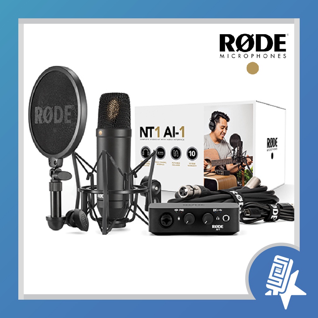 [錄音/Podcast] RODE NT1 / AI-1 Kit 電容式麥克風套組│宅錄 唱歌│Podcast