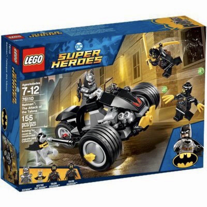 正版 全新 現貨 LEGO 76110 蝙蝠俠 DC 超級英雄系列 利爪的攻擊 蝙蝠狗 蝙蝠車 裝甲蝙蝠俠 稀有 絕版