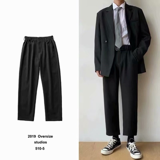韓版時尚西裝褲男士休閒西裝褲黑色西裝褲