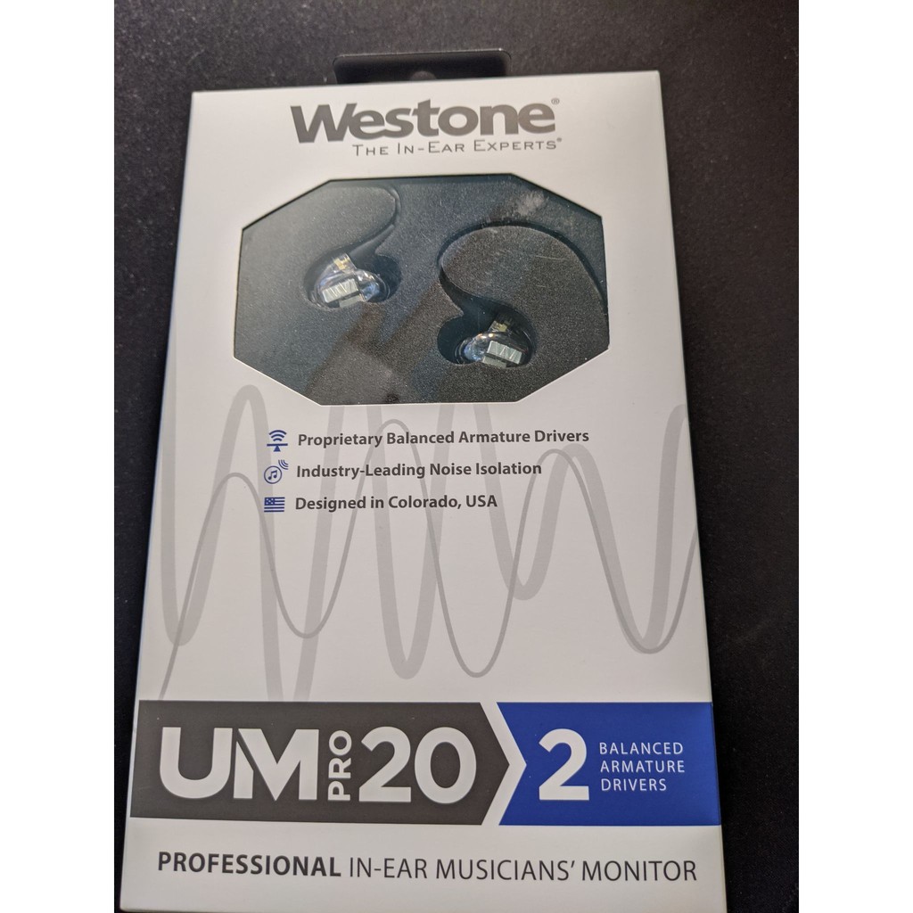 Westone UM Pro 20 (2017新版) 近全新 狀況極好 雙單體耳機