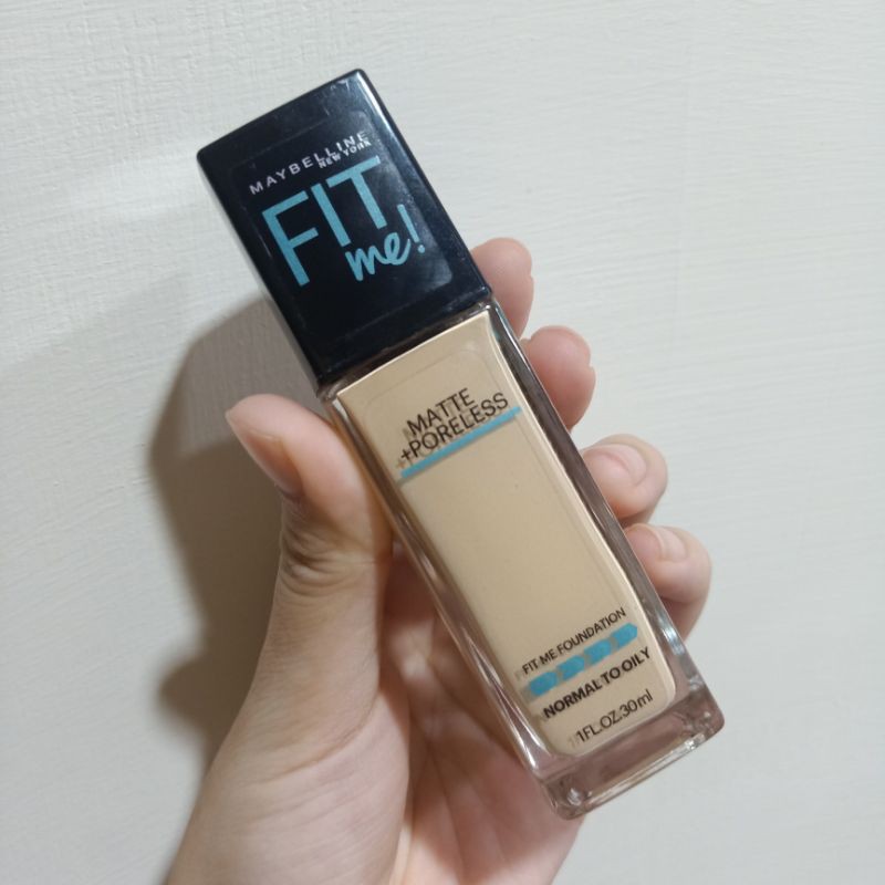 Fit me 反孔特霧粉底液 118認真 媚比琳 Maybelline 壓頭版！