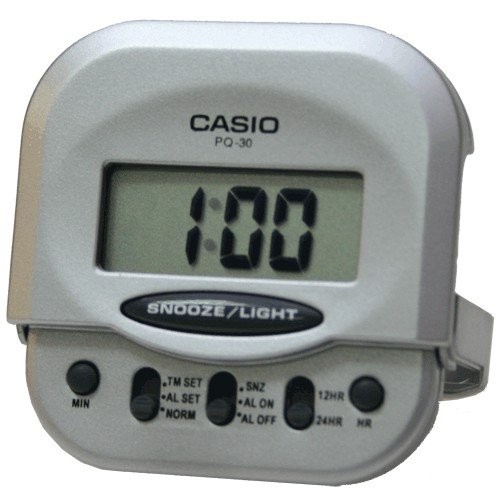 【宏崑時計】CASIO 卡西歐輕巧型超小旅行用鬧鐘 PQ-30B-8 全新公司貨 台灣卡西歐保固一年