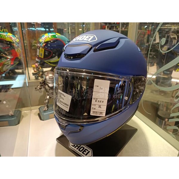 瀧澤部品 日本 SHOEI Z-8 全罩安全帽 消光金屬藍 素色 低風切降噪 輕量 小帽體 Z8 透氣舒適 通勤