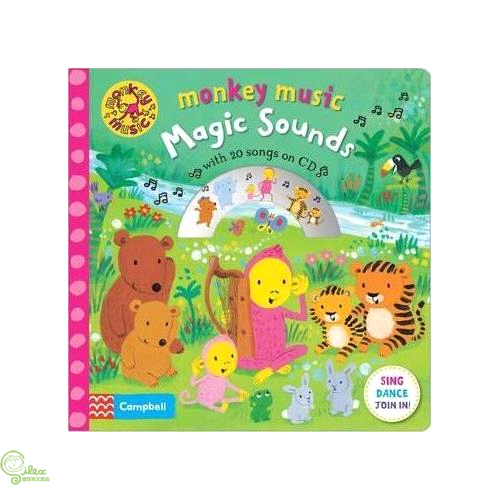Monkey Music：Magic Sounds 猴子歡樂唱精裝有聲CD書
