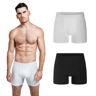Bread & Boxers 三件組 Boxer Brief Extra Long 有機棉男用長版四角內褲 情人節