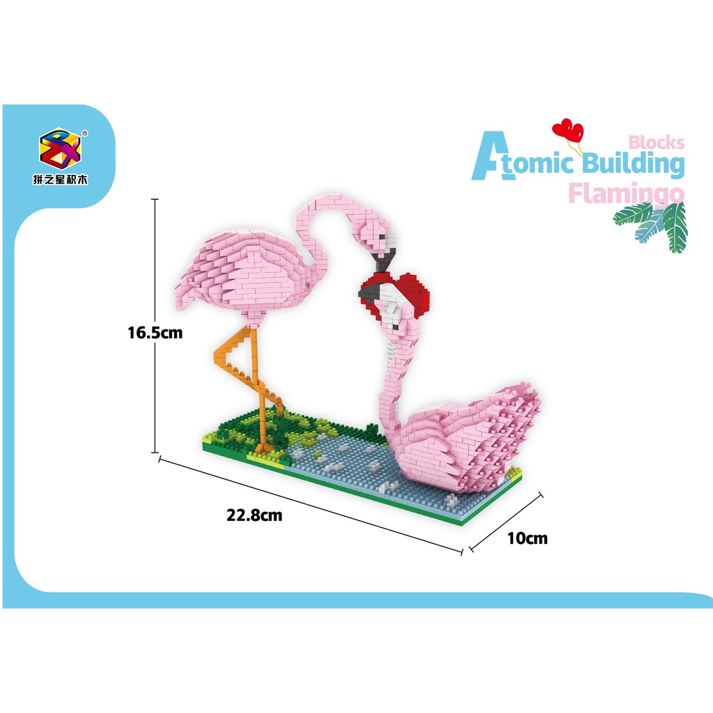 flamingo building blocks