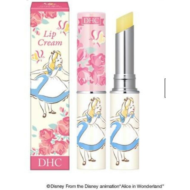 （目前需預購）DHC x Disney 聯名 日本限定 公主系列 愛麗絲 滋潤橄欖護唇膏 淡化唇紋 植物精華
