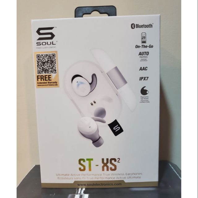 SOUL ST-XS2 真無線耳機 白9.9成新拆封測試