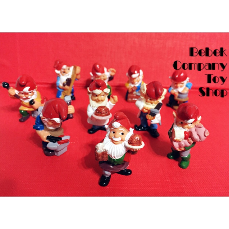 Ferrero kinder 絕版 費列羅 健達出奇蛋 玩具 職業系列 花園精靈 地精老公公 公仔 全套 古董玩具