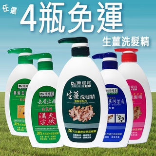 生薑洗髮精 600ml 多種規格 任選4瓶免運費 可任搭任一規格