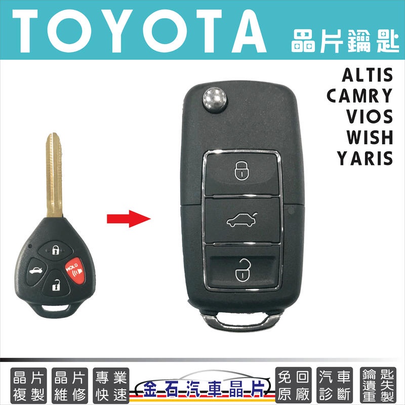 TOYOTA 豐田 ALTIS CAMRY VIOS YARIS WISH 複製鑰匙 遙控器