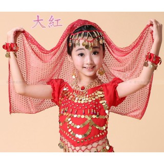 麻辣館-中東肚皮舞，0526款兒童，小朋友肚皮舞頭紗~畢業，成果，發表會