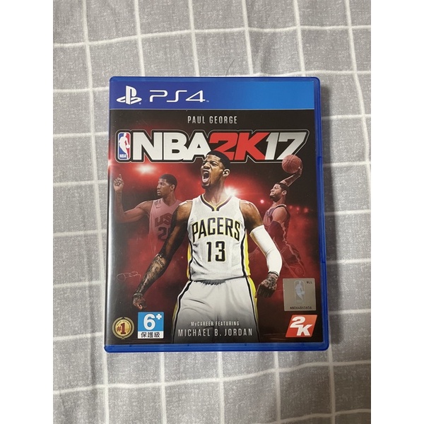 PS4 二手放入主機一次 NBA 2K17中文版