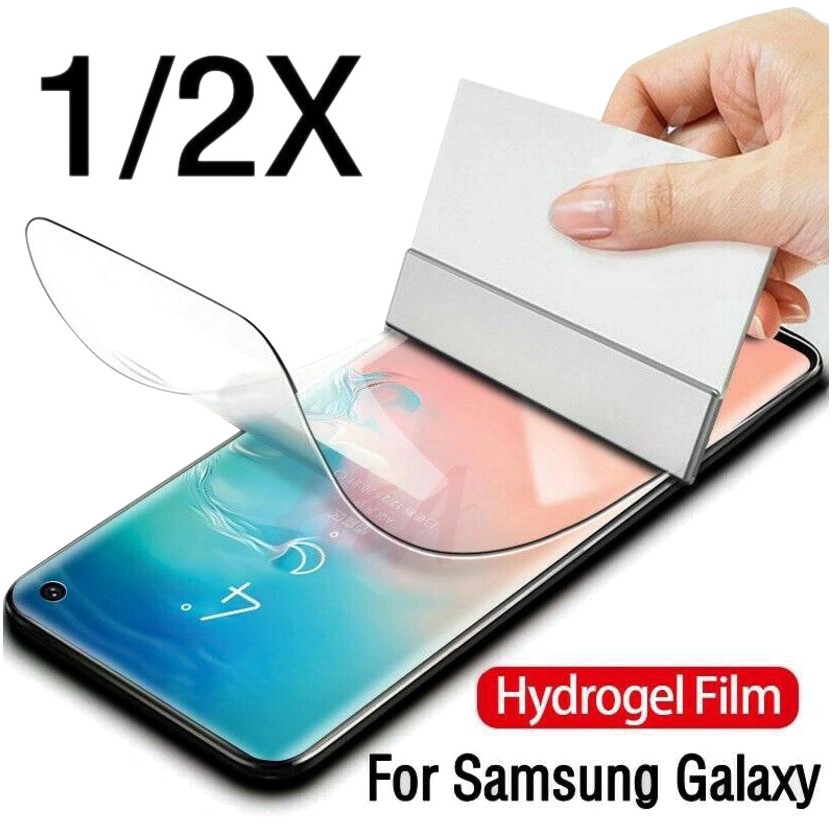 SAMSUNG 2x HYDROGEL 軟膜適用於三星 Galaxy S8/S9/S10+ Note8 9