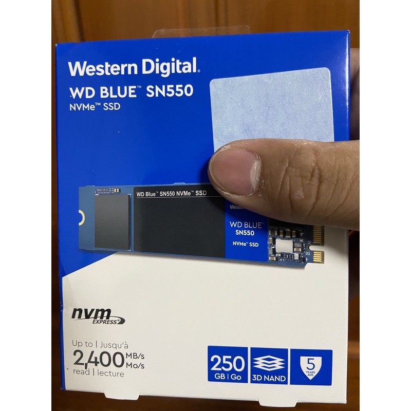 wd藍標250g硬碟sn550