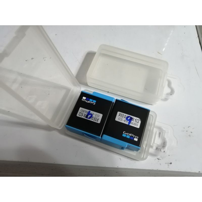 Gopro 9 8 7 6 5 電池收納盒 可收二顆 原廠電池可用