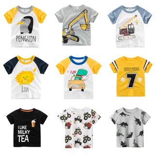 夏季新款男童T恤短袖T恤韓版兒童服裝寶寶衣服圓領T恤卡通兒童T恤