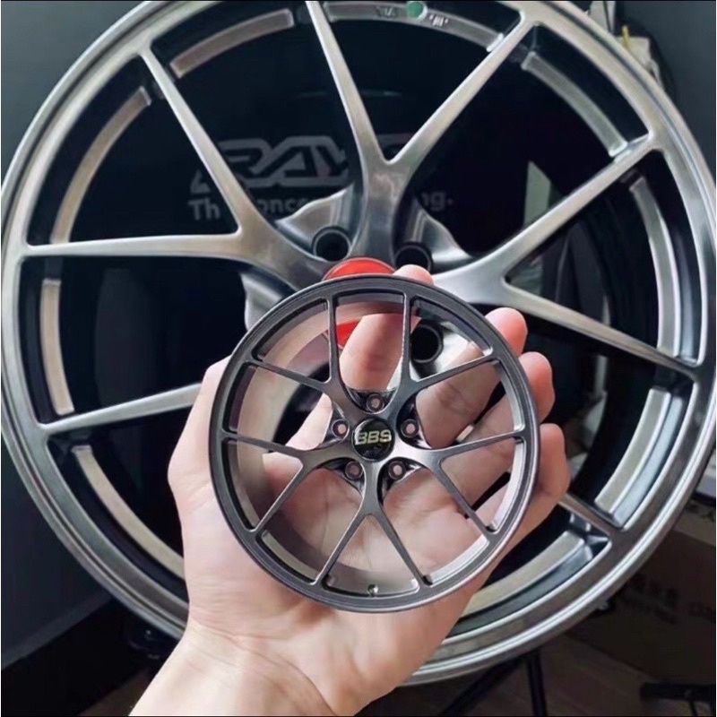 🈶現貨✅情人節禮物🎁BBS RID 鋁合金鍛造鋁圈模型1:5模型鋁圈RI-D 杜拉鋁 RI-A