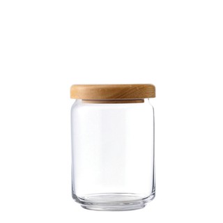 ☘小宅私物☘ Ocean 木蓋儲物罐 650ml 收納罐 密封罐 玻璃罐 咖啡罐 保鮮罐 現貨附發票
