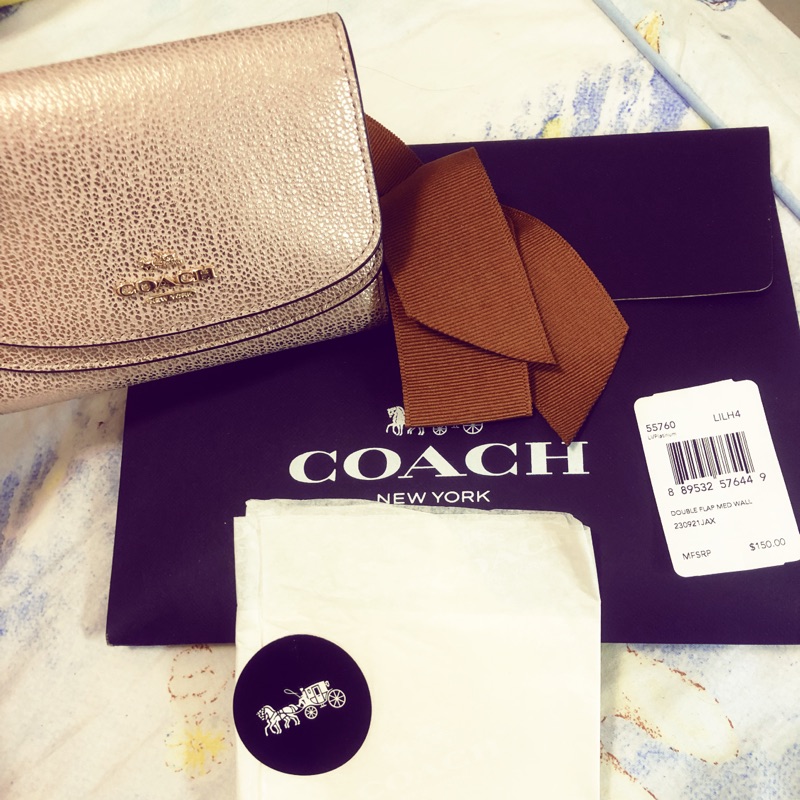 Coach 短夾 中夾 正品 美國帶回