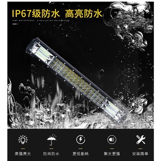 汽車投射燈 探照燈 工作燈 露營搭帳三色光好照明LED投射燈
