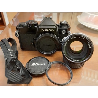 （ 租借 ）Nikon FE 黑機身 底片相機 50mm f1.8基本鏡頭 相機 出租