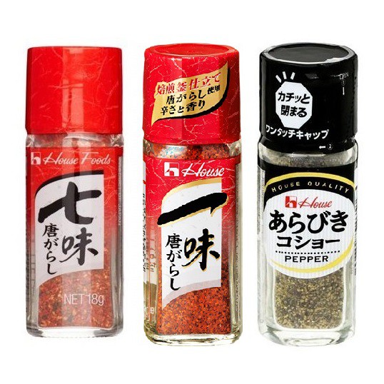 爆買日本 House食品好侍七味唐辛子粗磨黑胡椒粉辣椒粉一味唐辛子辣粉黑胡椒粉辣椒粉香辛料日本進 蝦皮購物