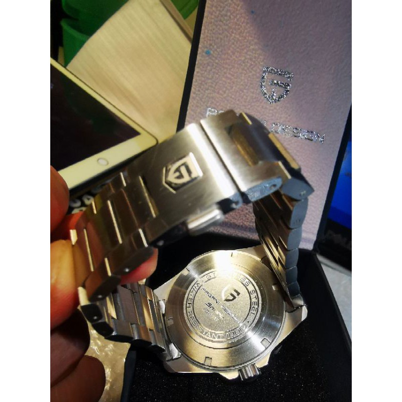 帕佳尼 機械手錶 不鏽鋼錶帶 防水100M 商務 男士手錶 PAGANI DESIGN