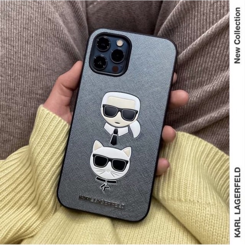 Sparkle歐美精品 Karl Lagerfeld卡爾貓咪iphone 12 12 Pro Max手機殼預購 蝦皮購物