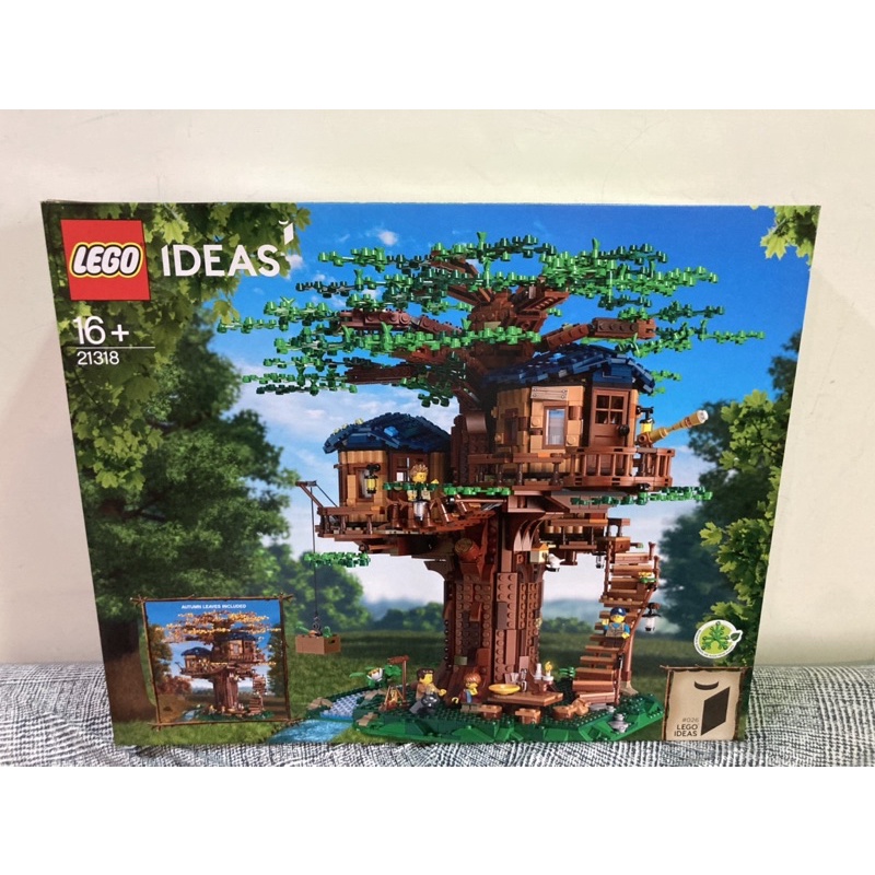 【樂高正品現貨 可刷卡】LEGO 21318 樹屋 全新未拆封 盒損