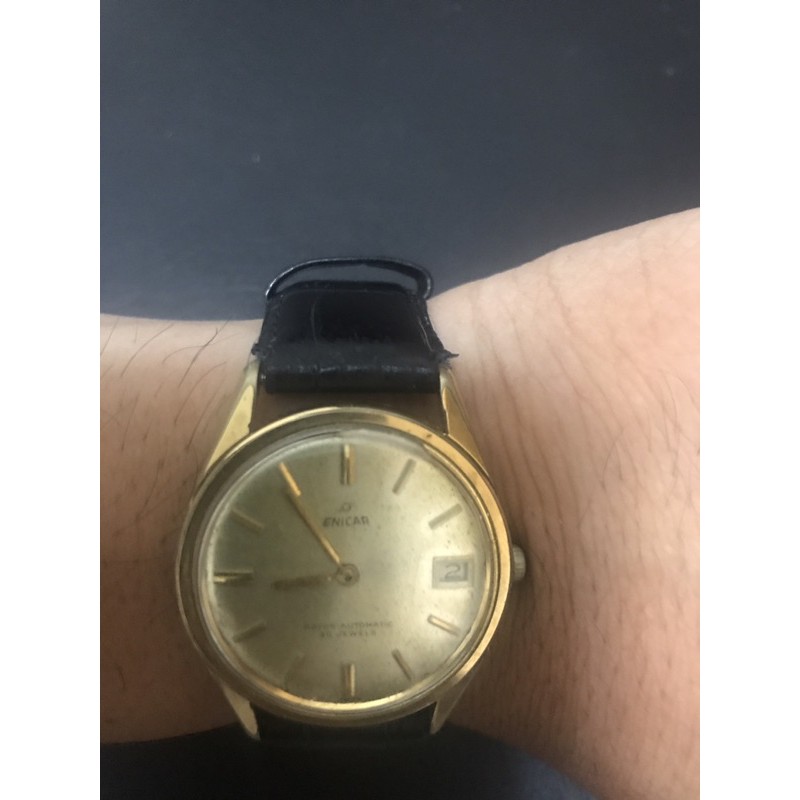 ENICAR 古董級機械錶 錶殼包金 隨便賣降價求售 非請勿標