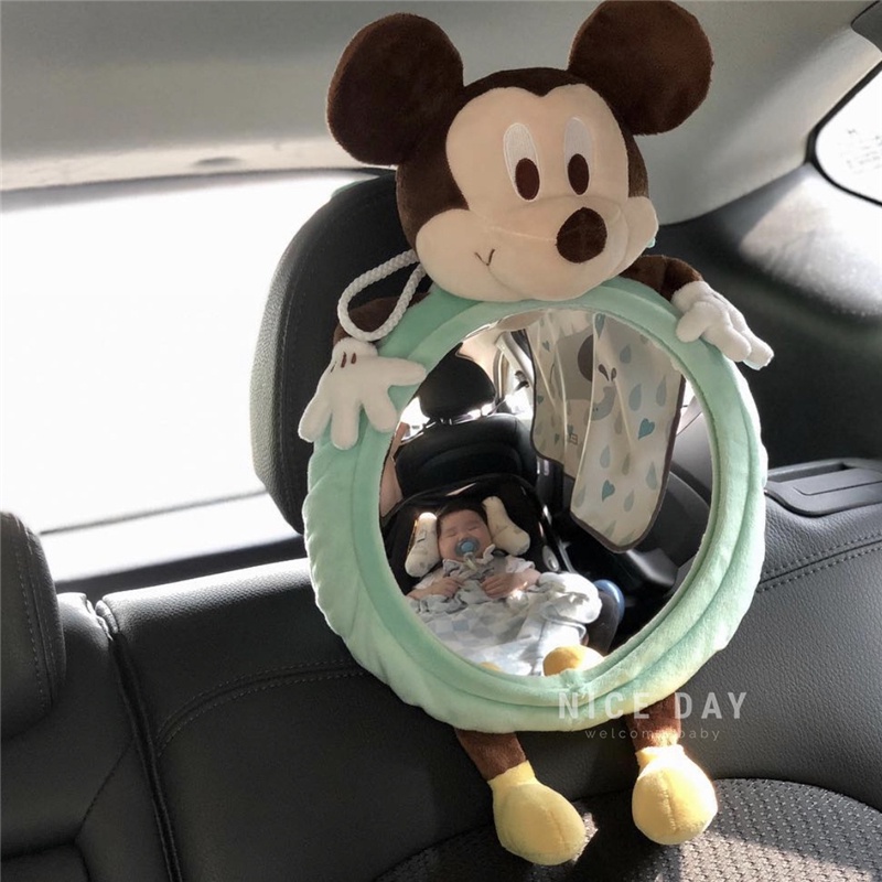 韓國ins汽車兒童安全座椅反光鏡防護寶寶觀察鏡提籃反向安裝後視鏡保護