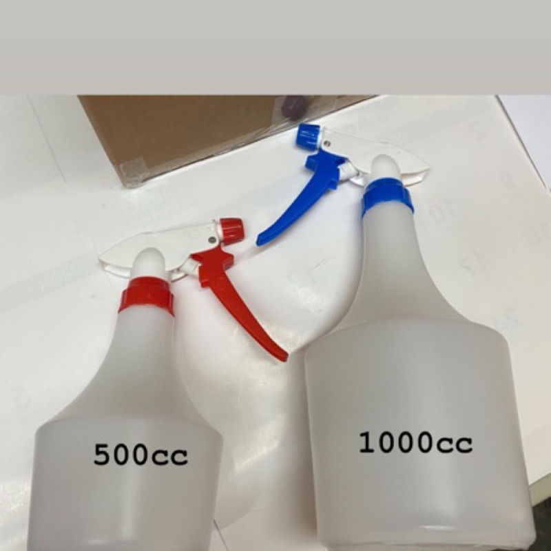 最新更新！S噴瓶500cc噴瓶、1000cc噴瓶 含吸管X1 固定噴頭 耐次氯酸、酒精、強酸鹼噴頭