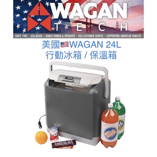 美國🇺🇸WAGAN 24L 行動冰箱 / 保溫箱 12V小冰箱 露營冰箱 露營保濕