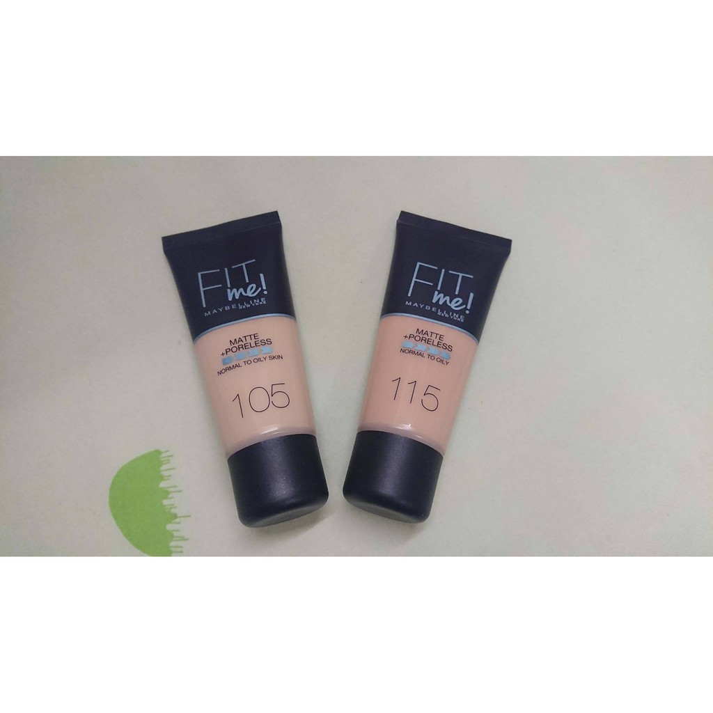 現貨 全新 Maybelline fit me 英國版 反孔特霧粉底液 30ml