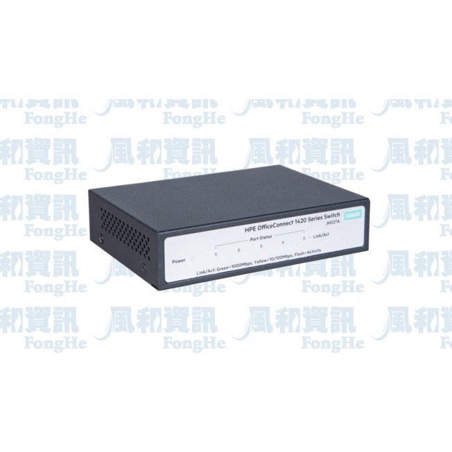 HPE OfficeConnect 1420-5G 5埠GbE無網管交換器(JH327A)