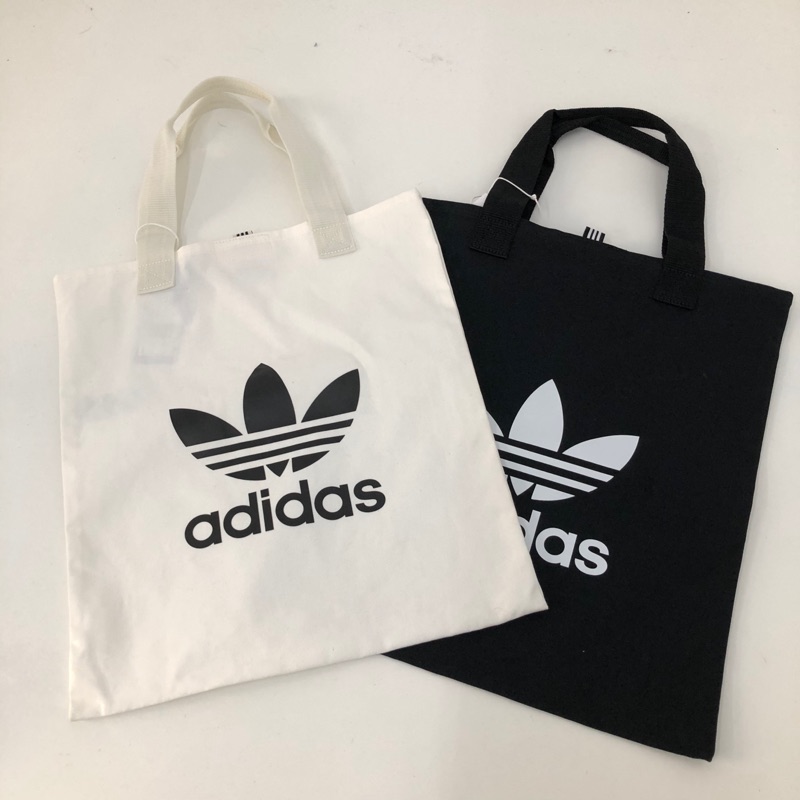Adidas trefoil shopper bag 三葉草 托特包 提袋 黑/白🇹🇼🇹🇼