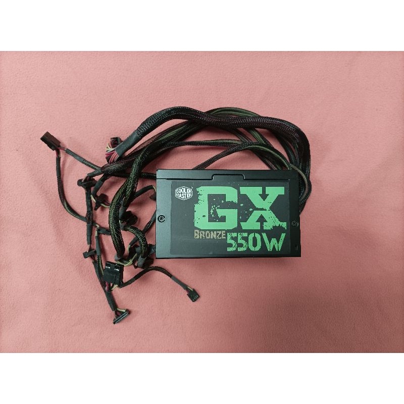 CoolerMaster GX 550W (RS550-ACAA-D3)80Plus 銅牌 電源供應器（二手良品)