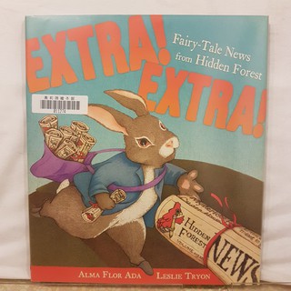 二手書📗英文繪本Extra! Extra!: Fairy-Tale News//Leslie Tryon//童話