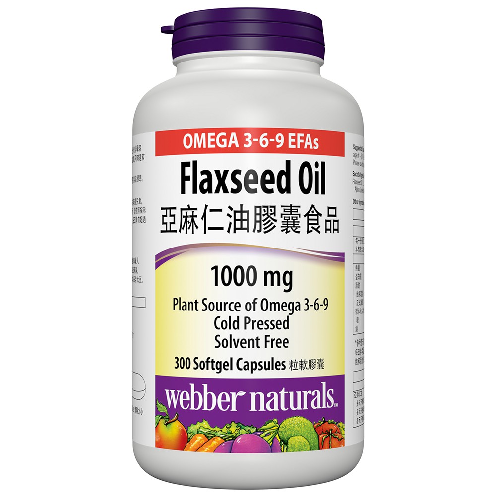 ~!costco代購(宅配免運) #90252 Webber Naturals 亞麻仁油膠囊食品 300顆