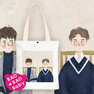 🍓寶貝日雜包🍓BL男孩手提包 雙胞胎男孩帆布包 肩背包 單肩包 補習袋 上課包 購物袋