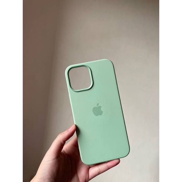 Apple原廠iPhone 12 Pro Max MagSafe 矽膠保護殼 綠