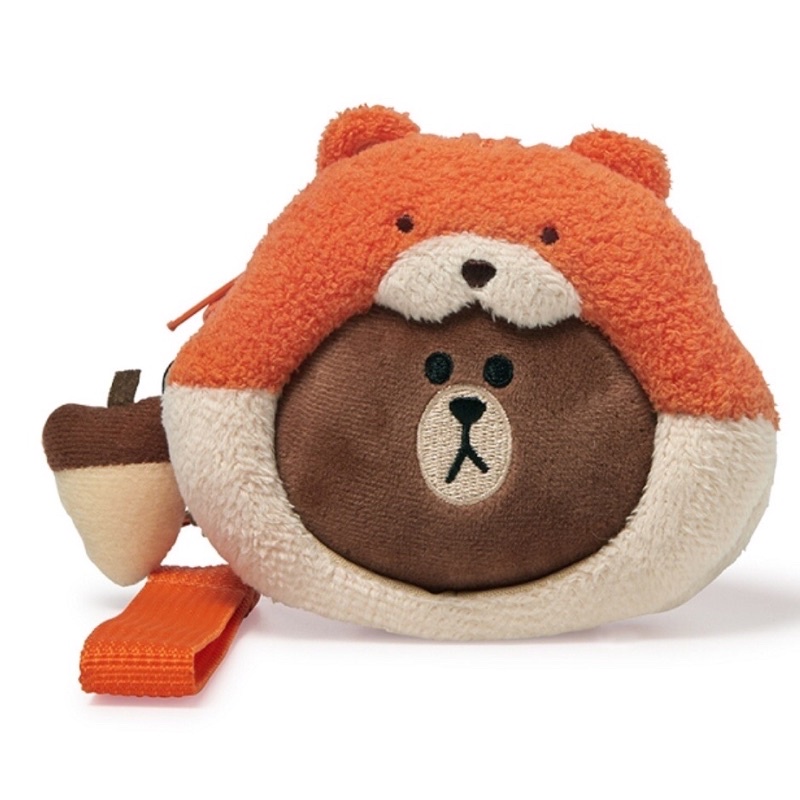 韓國首爾購入✨熊大松鼠可愛零錢包(LINE FRIENDS JUNGLE系列）