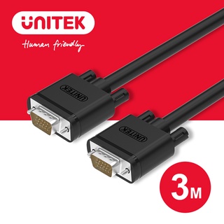 UNITEK VGA高畫質延長傳輸線 VGA延長線 投影機延長線 VGA傳輸線 公對公 3M (Y-C504G)
