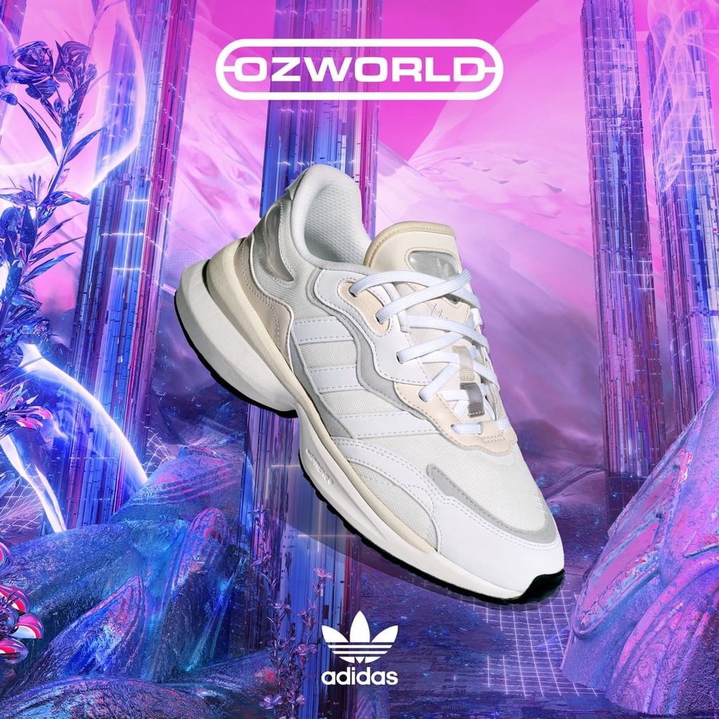 【R-MAN】Adidas Zentic 米白 拼接 女款 復古休閒鞋 GW4429