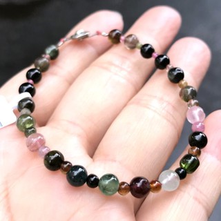 『亮晶晶』天然彩色碧璽手鍊 電氣石 加強氣血迴圈 招桃花 氣質款式
