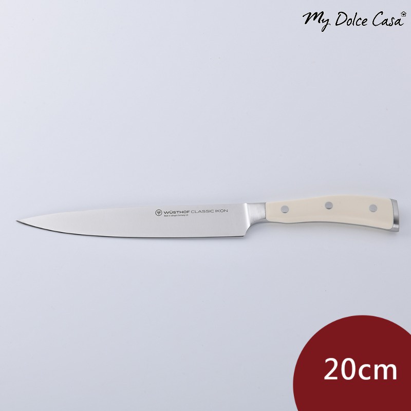 Wusthof 三叉牌 Classic Ikon W 料理刀 雕刻刀 廚師刀 20cm 白柄 新版 盒裝[CPN41]