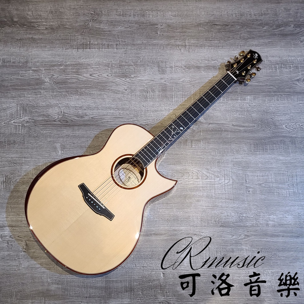 【可洛音樂】免運 買吉他送課程 NAGA S-80GAC 鄭晟河Sungha Jung 光系列 全單板 木吉他 民謠吉他