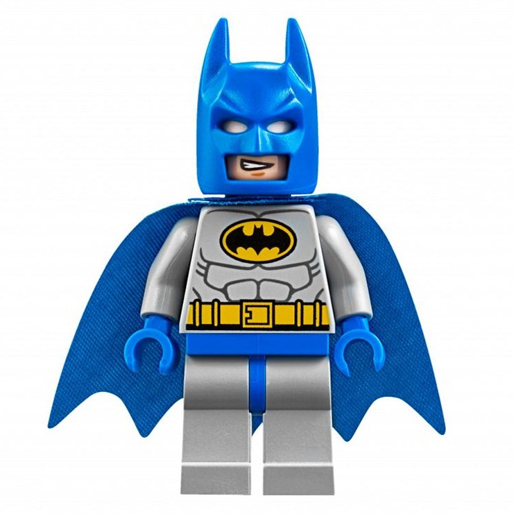 LEGO 樂高 超級英雄人偶 batman 蝙蝠侠 sh111 淺藍色披風 含飛鏢 10672