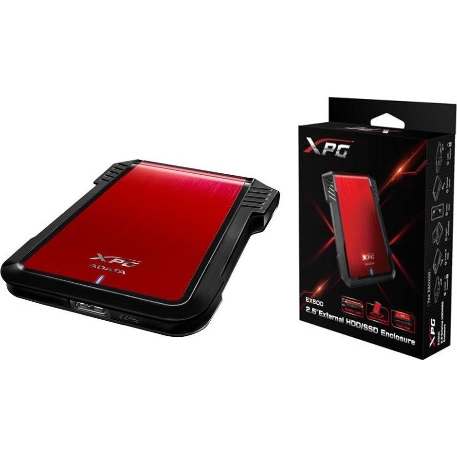 ADATA 威剛 XPG EX500 硬碟外接盒 2.5吋 免工具 熱插拔 usb3.1 金屬外殼